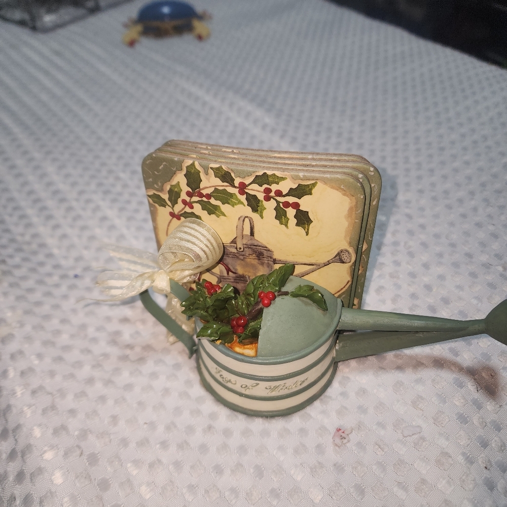 MEDIA PRIME EUC COASTER SET FLOWER POT HOLDER